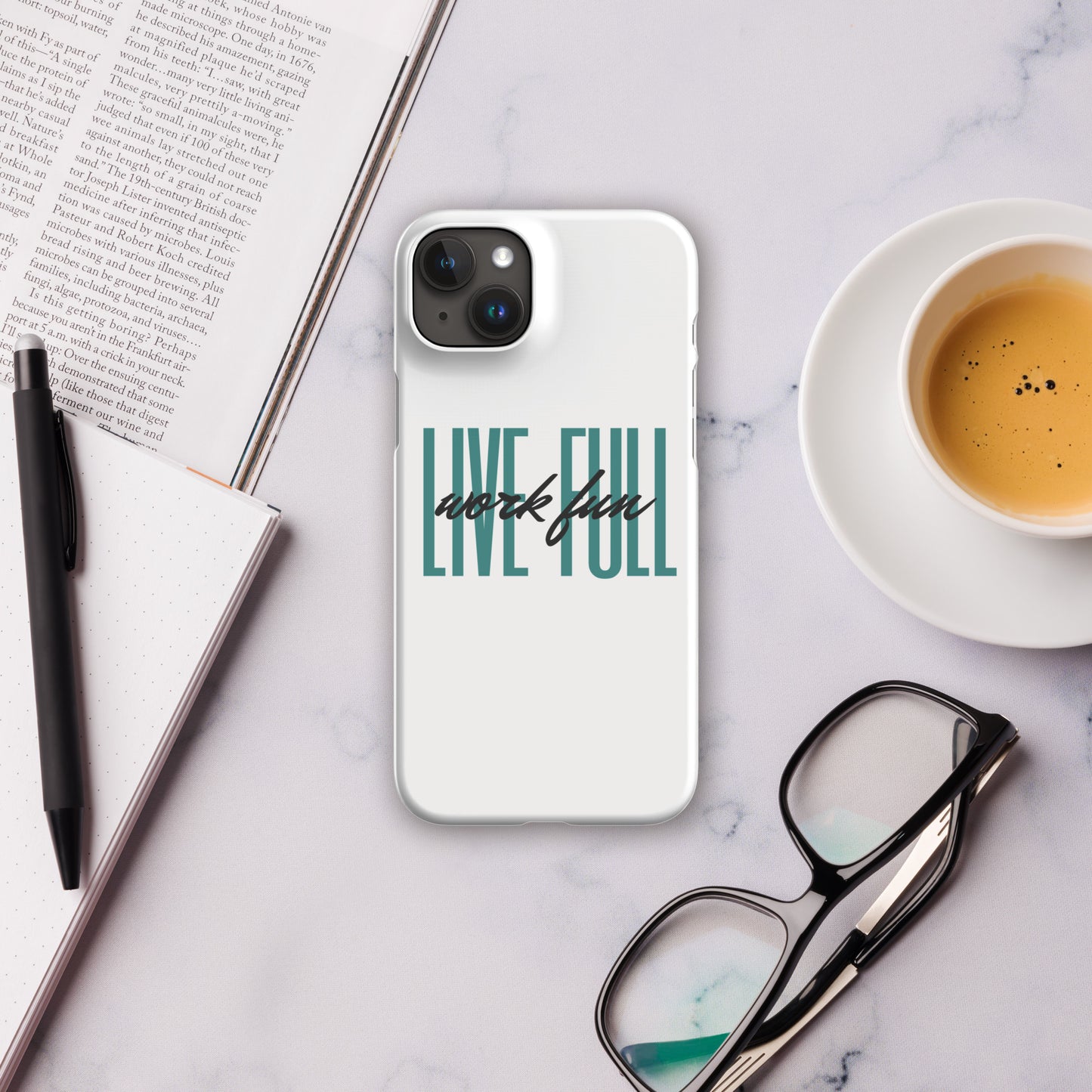 Live Full Work Fun iPhone® Case