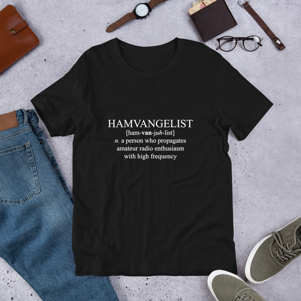 Hamvangelist Dark Colored Short-Sleeve Unisex T-Shirt