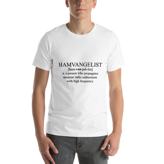 Hamvangelist Light Colored Short-Sleeve Unisex T-Shirt